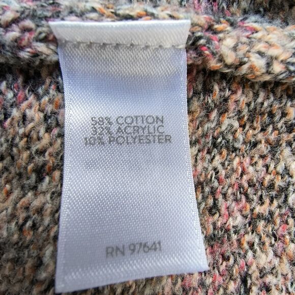 J Jill Sweater Womens 3X Multicolor Marled Pullover Turtleneck Relaxed Cozy - Picture 14 of 15